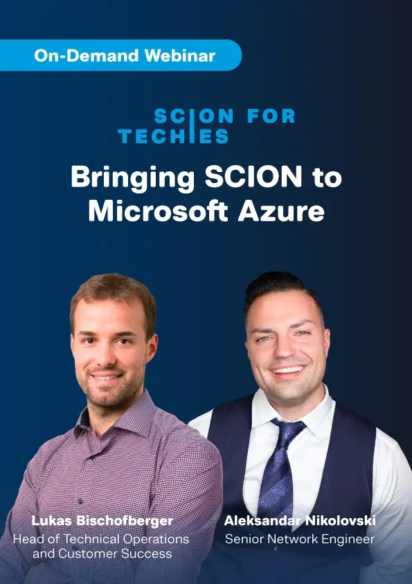 Bringing SCION to Microsoft Azure