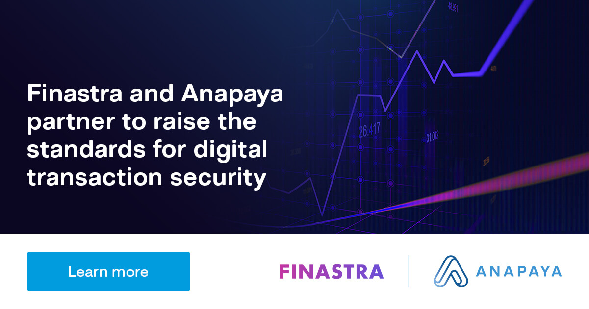 Finastra and Anapaya partner to raise the standards for digital transaction security