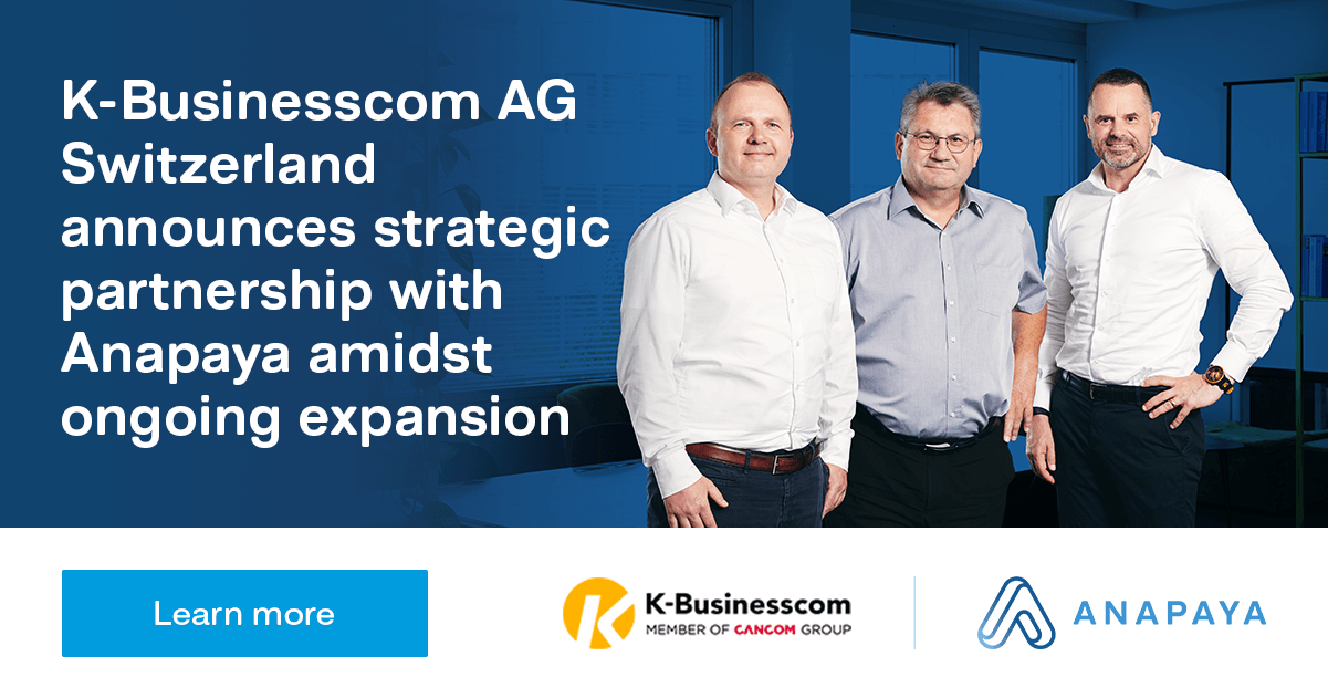 K-Businesscom AG Switzerland announces strategic partnership with Anapaya amidst ongoing expansion
