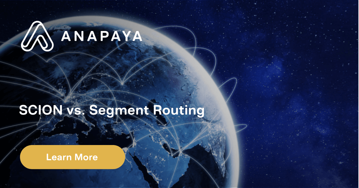 SCION vs. Segment Routing