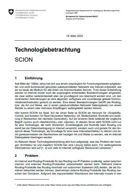 2025 BACS Technologiebetrachtung - SCION
