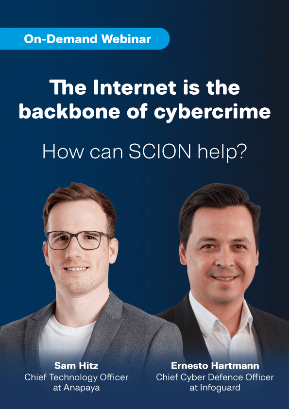 The Internet is the backbone of cybercrime: how can SCION help?