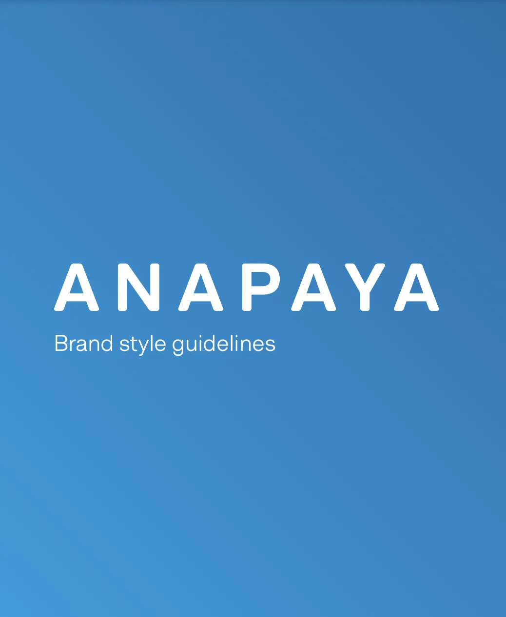 Anapaya brand style guidelines