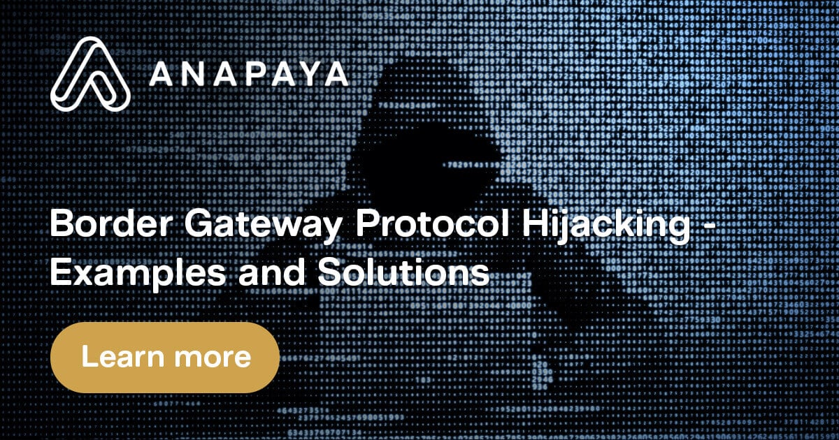 Border Gateway Protocol Hijacking - Examples and Solutions