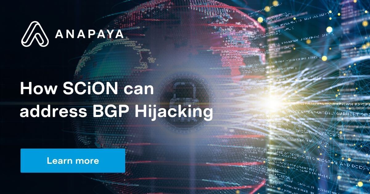 How SCiON can address BGP Hijacking
