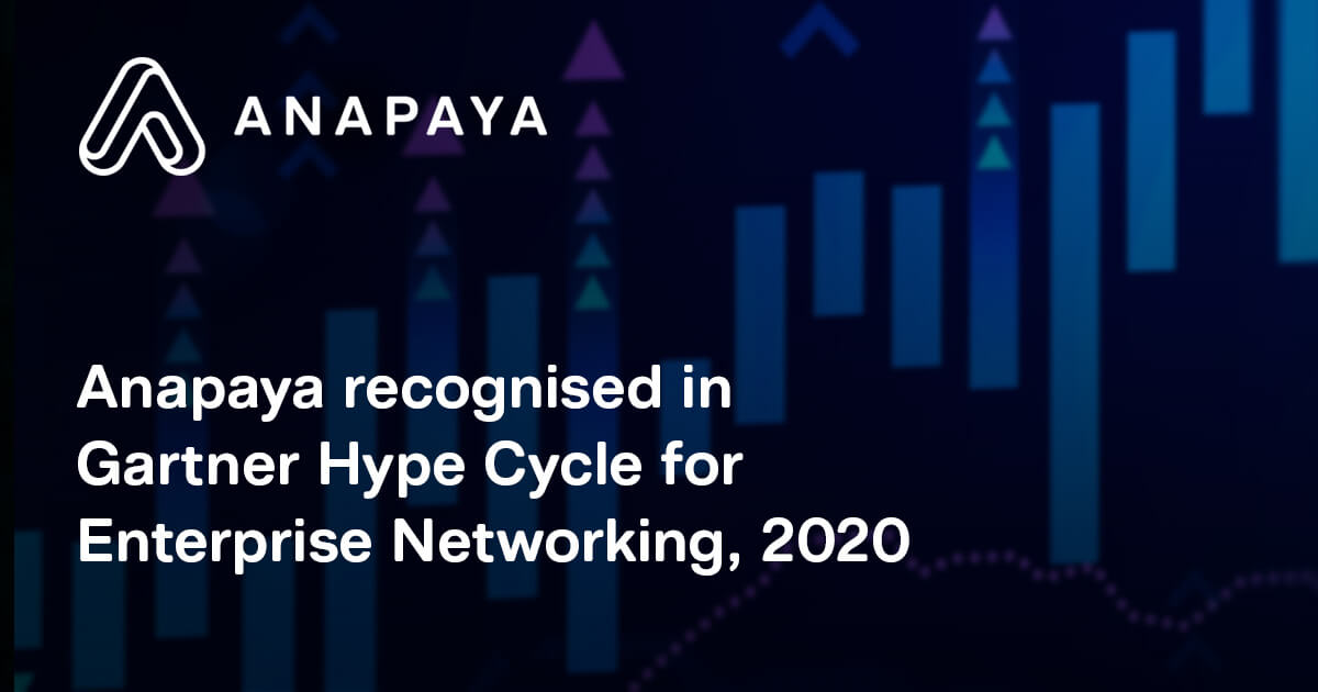 Anapaya recognised in Gartner Hype Cycle for Enterprise Networking, 2020
