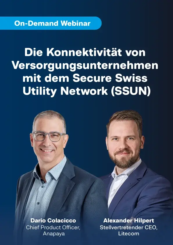 Die Konnektivität von Versorgungsunternehmen mit dem Secure Swiss Utility Network (SSUN)